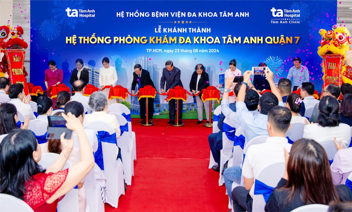  Khai trương phòng khám đa khoa Tâm Anh Quận 7 TP Hồ Chí Minh (23/8/2024)